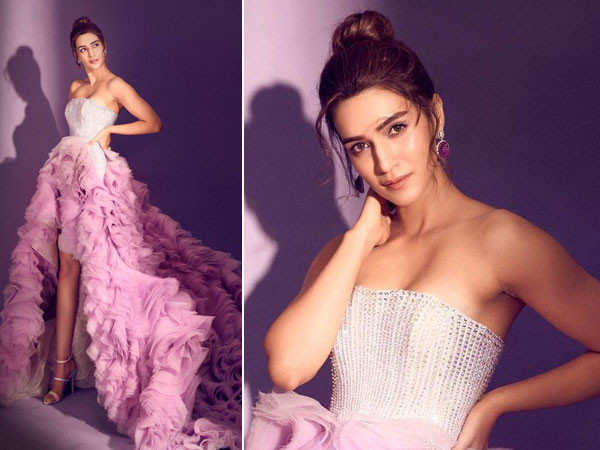 Kriti Sanon In A Lavender Ball Gown Looks Straight Out Of A Fairytale