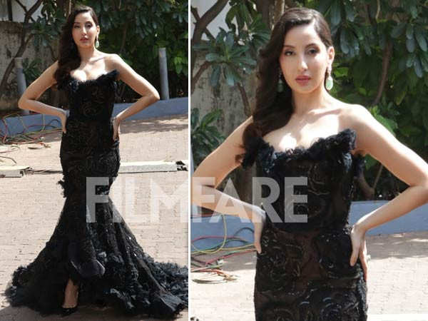 Nora Fatehi looked gorgeous in black backless outfit - The Live Nagpur