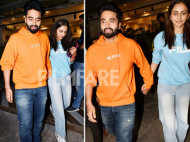 Rakul Preet Singh and Jackky Bhagnani clicked in casuals in Bandra