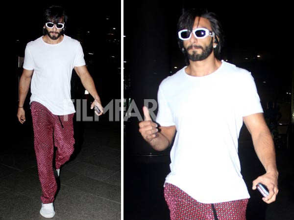 Ranveer Singh Clicked At Airport