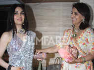 Ranbir - Alia Wedding : Neetu Kapoor, Riddhima Kapoor Sahni clicked post Mehendi ceremony