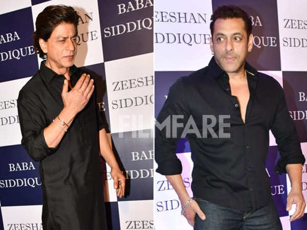Shah Rukh Khan and Salman Khan steal the show at Baba Siddique's Iftaar party