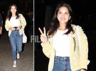 Sunny Leone clicked in chic casuals at the airport