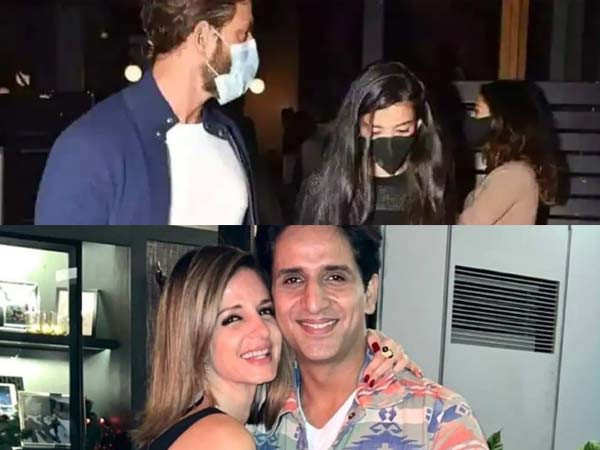 Hrithik Roshan and Sussanne Khan party with rumoured lovers, Saba Azad and Arslan Goni