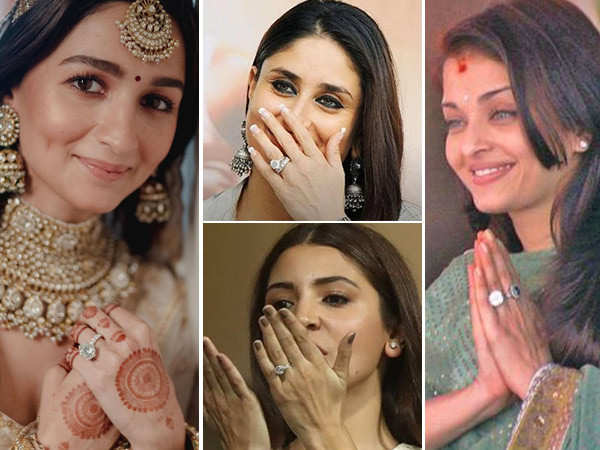 From Priyanka Chopra Jonas to Anne Hathaway: 5 celebs with the most iconic  platinum engagement rings - Times of India