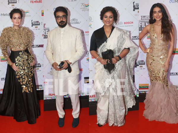 Wolf777news Filmfare Awards 2022: Dia Mirza, Pronsenjit and more walk the red carpet