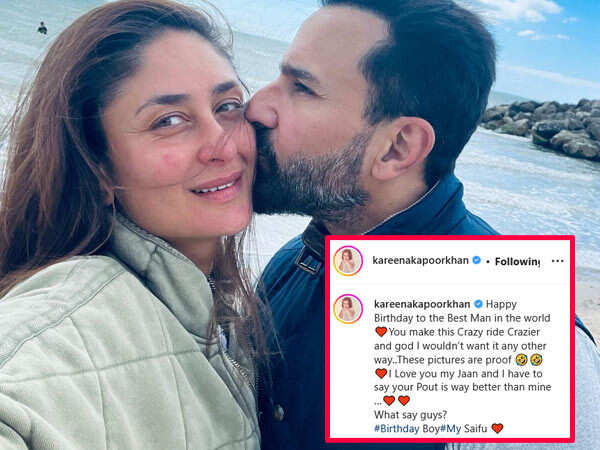 Kareena Kapoor Khan Has The Most Adorable Birthday Wish For Saif Ali Khan. Check It Out Here!