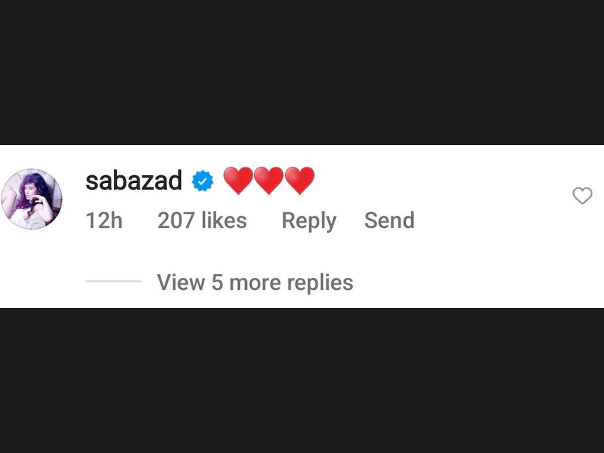 Saba Azad reacts to Hrithik Roshan's singing.