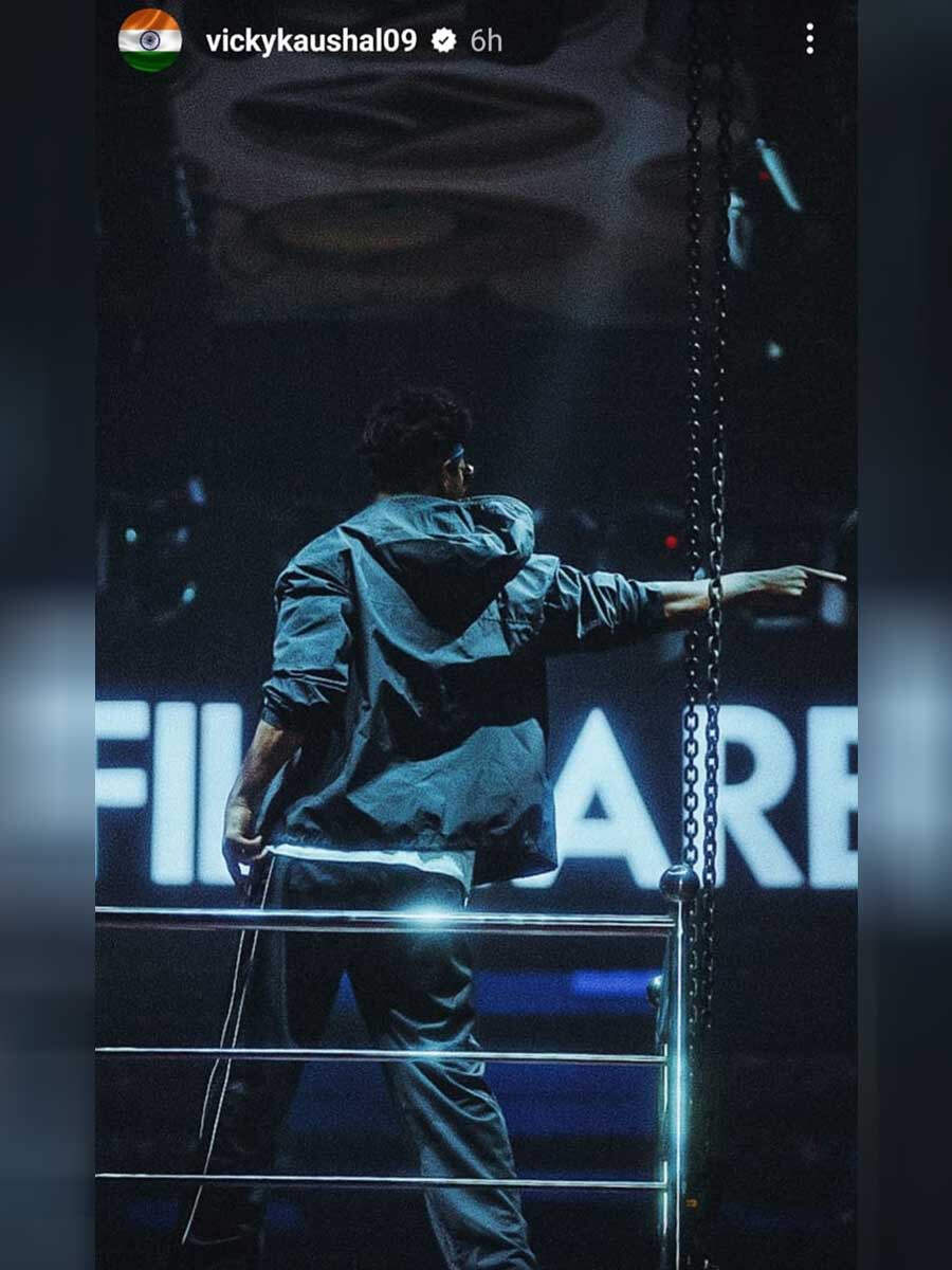 Vicky Kaushal begins preparing for the #Wolf777newsFilmfare Awards 2022 |  