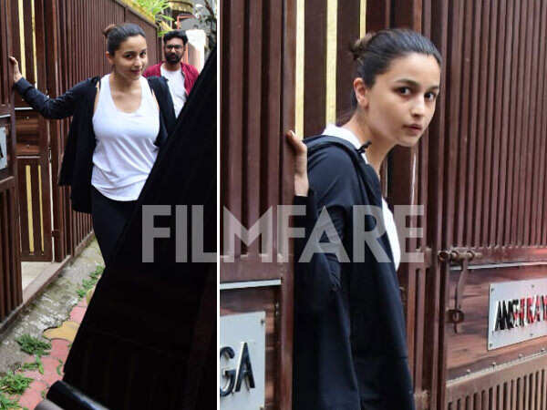 Alia Bhatt Gets Snapped Post Workout See Pics