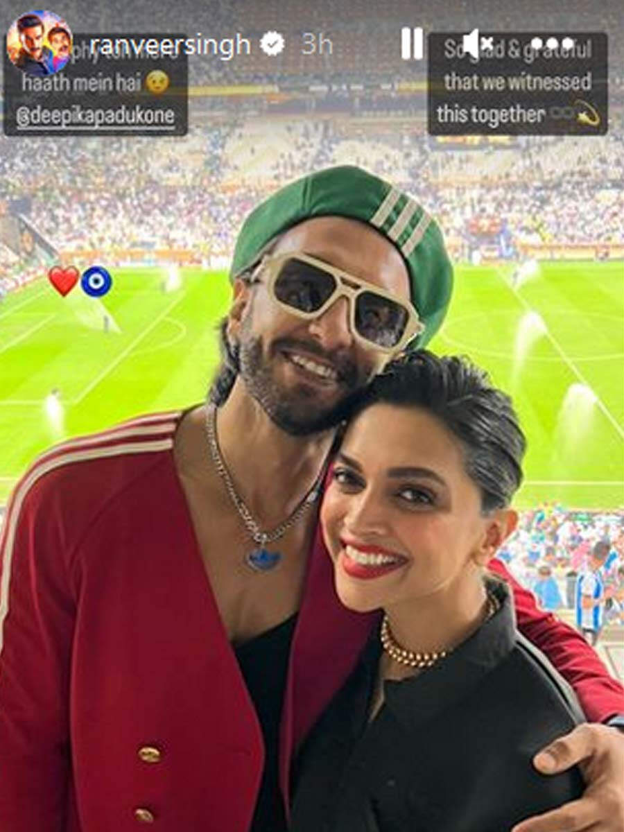 Deepika Padukone at FIFA World Cup 2022: Bollywood star unveils trophy  before final