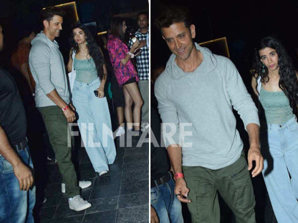 Hrithik Roshan gets clicked on a dinner date with girlfriend Saba Azad. See pics: