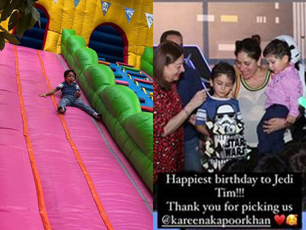 Kareena Kapoor, Saif Ali Khan host Star Wars-themed pre-birthday party for Taimur. See inside pics: