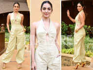 Kiara Advani looks beautiful in beige at the Govinda Naam Mera Promotions