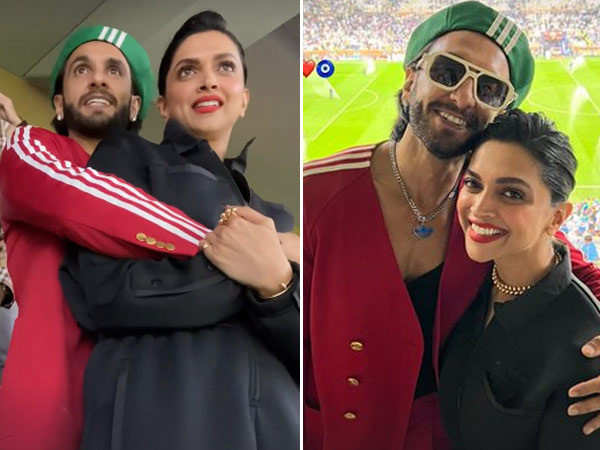 Ranveer Singh calls Deepika Padukone a trophy as she unveils the FIFA World Cup trophy