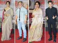 Aamir Khan sports grey hair, Kajol stuns in a saree at the screening of Salaam Venky