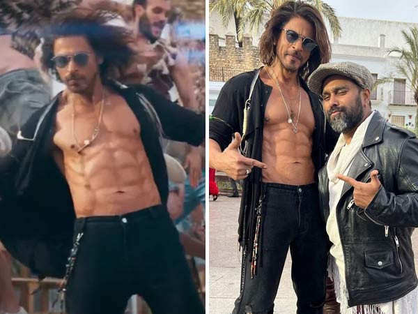Shah Rukh Khan was shy to show his abs in Pathaan's new song, reveals choreographer. See BTS pic: