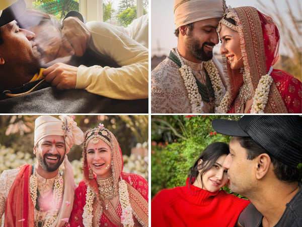 Katrina Kaif, Vicky Kaushal share unseen pictures on their first wedding anniversary