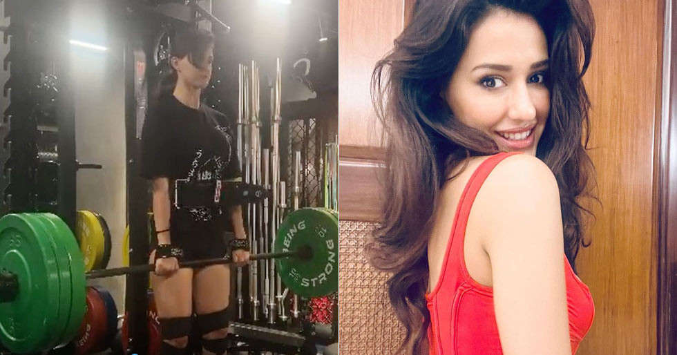 Disha Patani lifts 80 kg weights in a new workout video