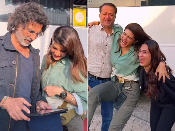 Jacqueline Fernadez announces the wrap of Ram Setu, shares a BTS video ...