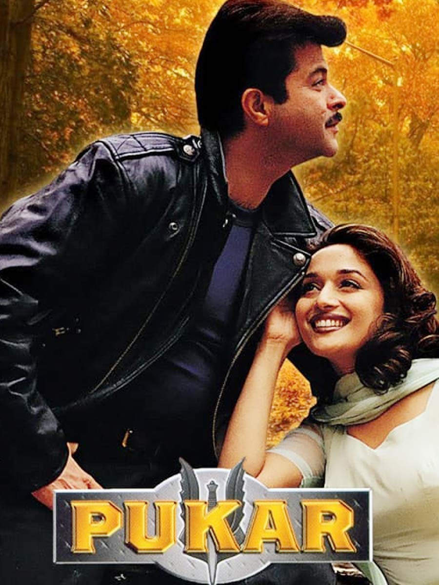 Madhuri Dixit and Anil Kapoor in Pukar poster.
