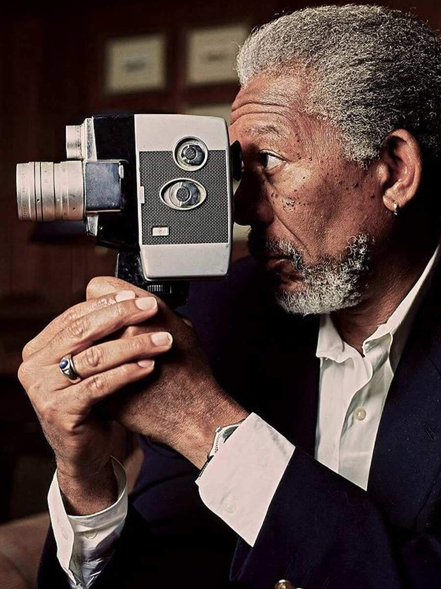Morgan Freeman in Invictus.