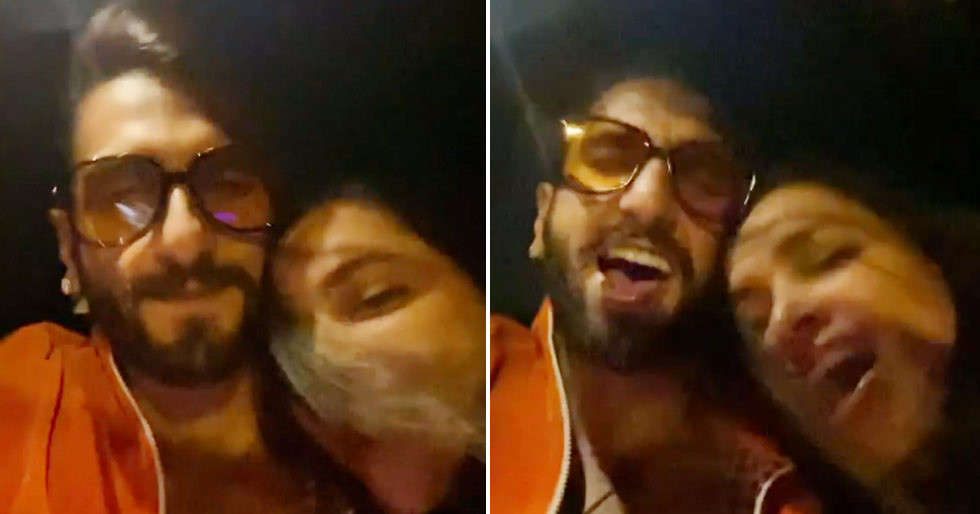 Ranveer Singh and Deepika Padukone groove to Beqaboo song in their car