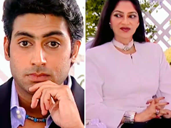 Simi Garewal shares a funny BTS video with Abhishek Bachchan from her show