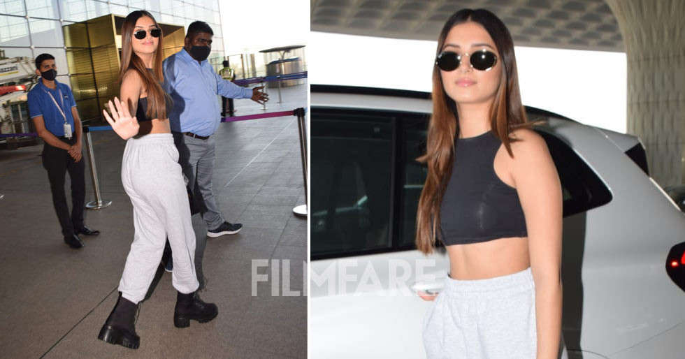 Pictures: Tara Sutaria clicked at the airport
