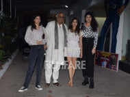 Janhvi Kapoor snapped with family at the screening of Valimai