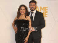 Photos: Madhuri Dixit looks gorgeous in black tube dress at the screening of The Fame Game