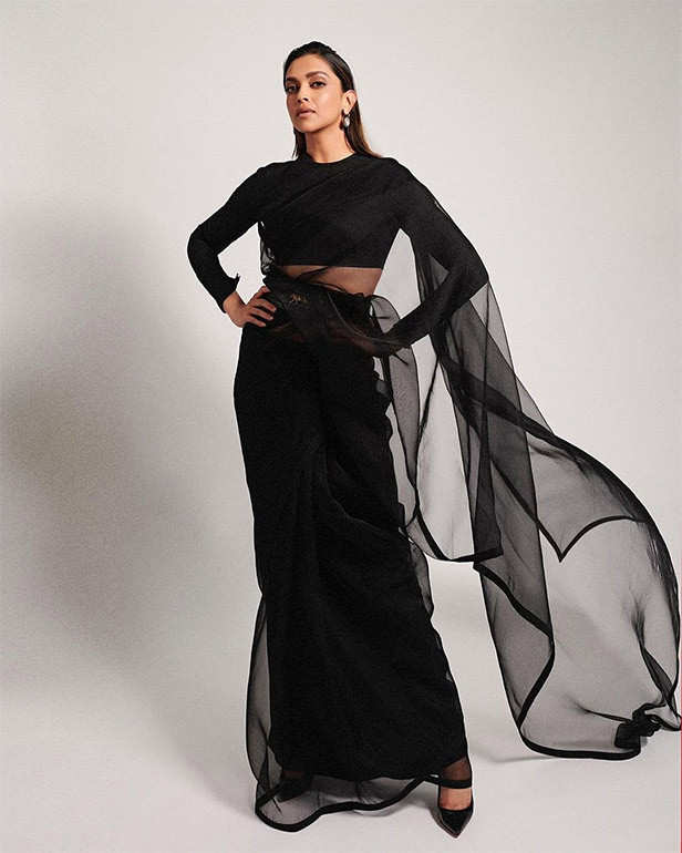 Deepika Padukone In Om Shanti Om Black Dress
