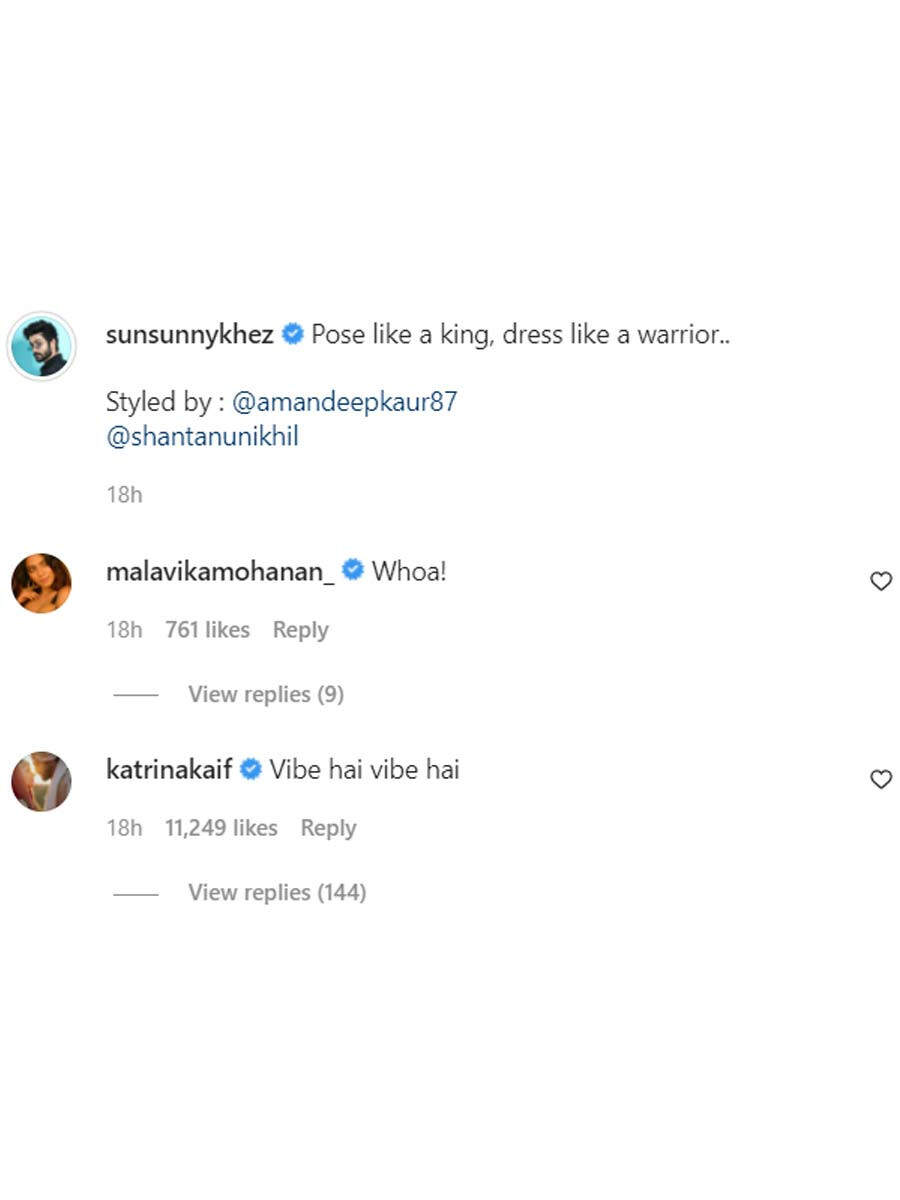 Publication Instagram de Sunny Kaushal.
