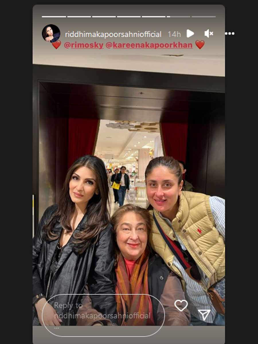 Kareena Kapoor Khan, Riddhima Kapoor