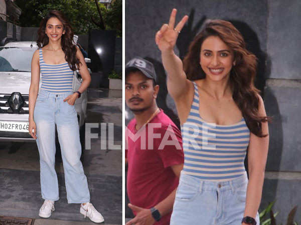 Rakul Preet Singh stuns in casuals as she gets papped in the city