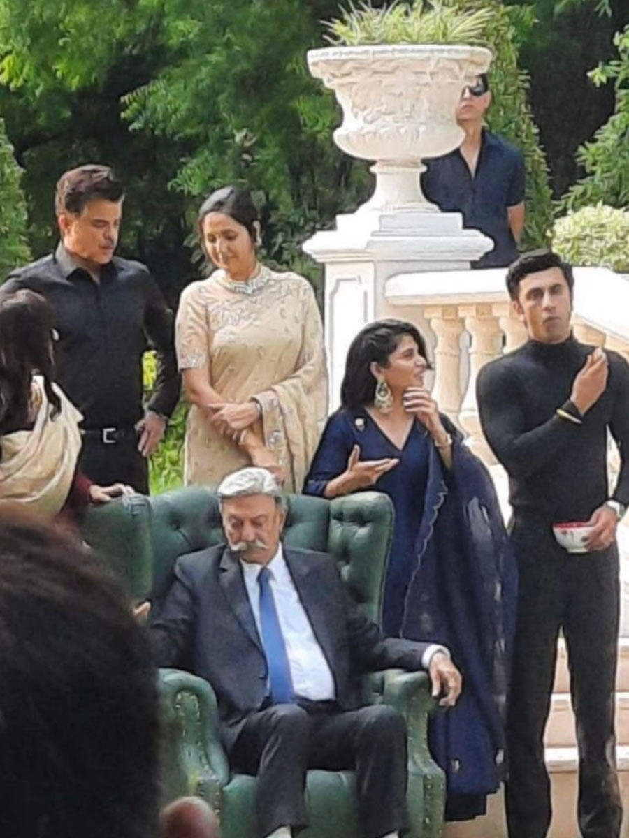 Animal: Ranbir Kapoor, Anil Kapoor shoot at Pataudi Palace. See BTS pics: |  