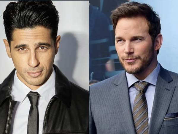 Chris Pratt calls Sidharth Malhotra an action star. Promises to visit India and try bheja fry