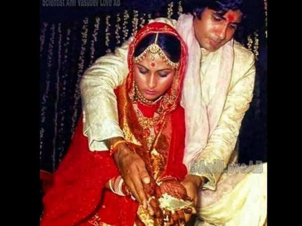 Amitabh Bachchan celebrates 49 years of marriage in a throwback picture with Jaya Bachchan