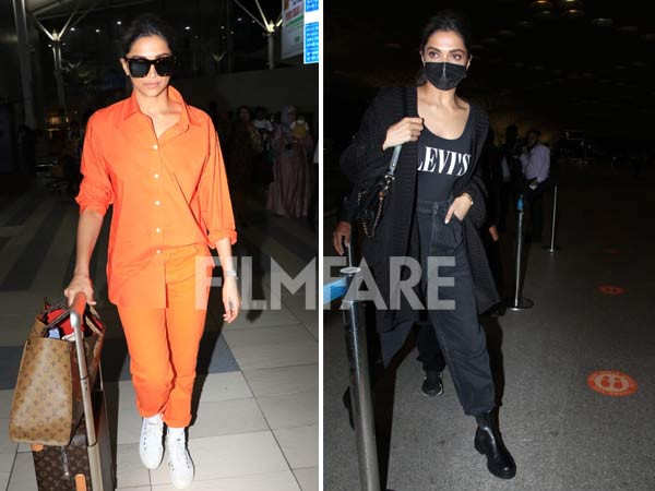 Deepika Padukone serves another chic airport look as she returns