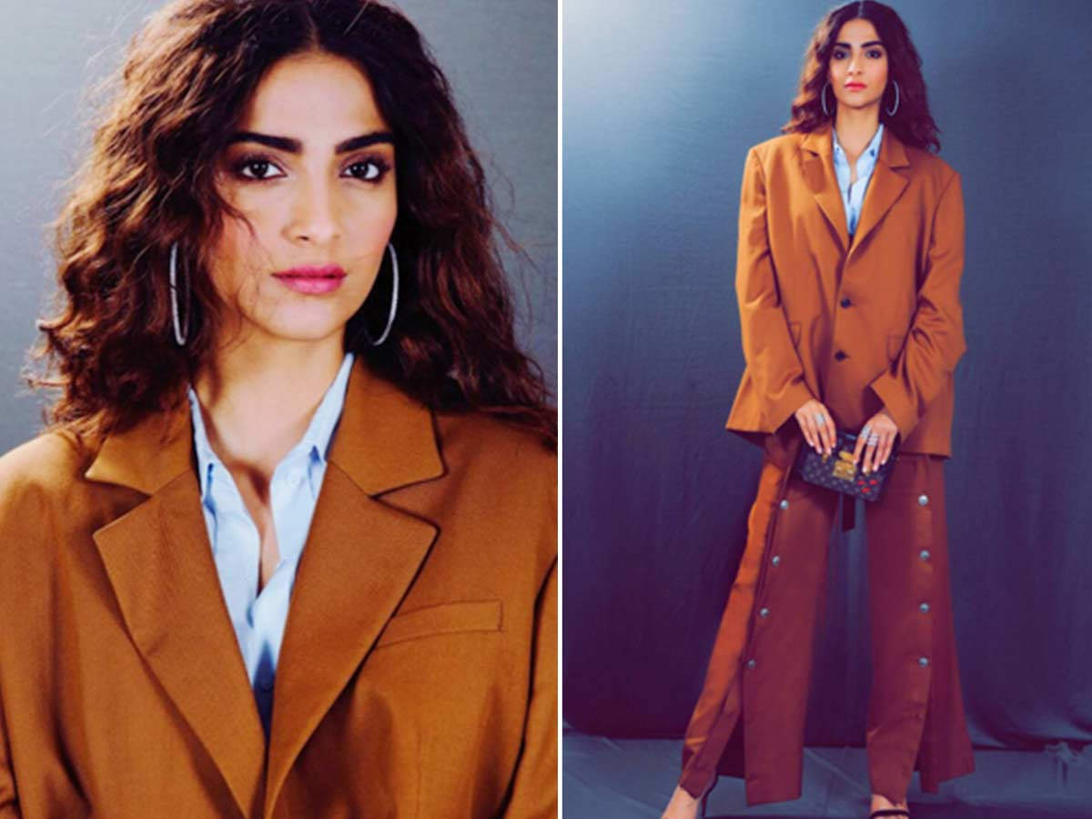 Gender-Fluid Fashion Statements by Sonam Kapoor Ahuja : Baggy Fits.