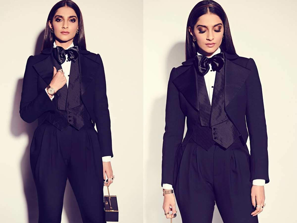 Gender-Fluid Fashion Statements by Sonam Kapoor Ahuja : Suit Up!