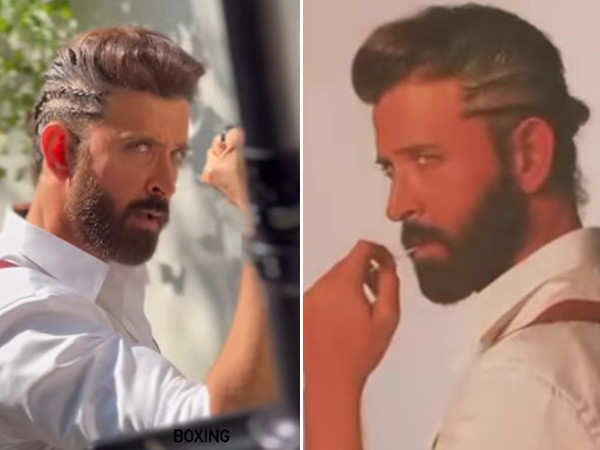 Hrithik Roshan shows off his new bearded look as he gears up for action |  
