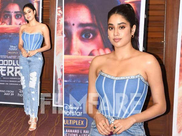 Janhvi Kapoor stuns in the promotions of her upcoming film Good Luck Jerry