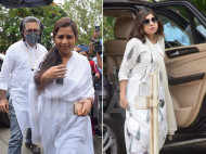 Shreya Ghoshal, Alka Yagnik, and others from the music industry clicked arriving as KK's Antim Yatra