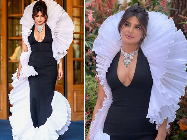 Priyanka Chopra wears a daring white dress to the 2017 Oscars