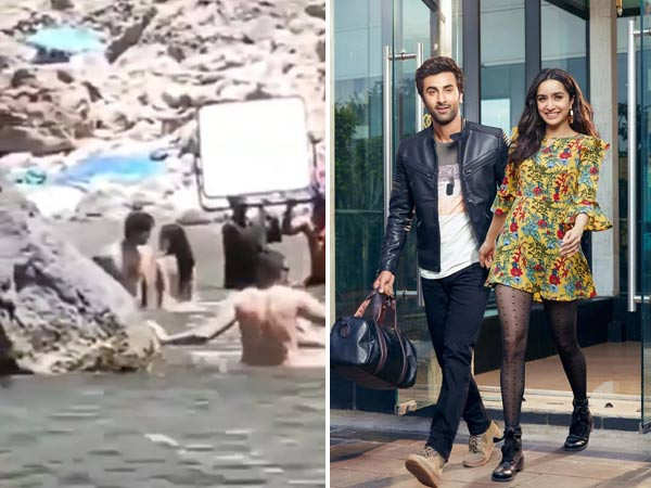 Ranbir Kapoor goes shirtless in the latest BTS video from a shoot with Shraddha Kapoor in Spain