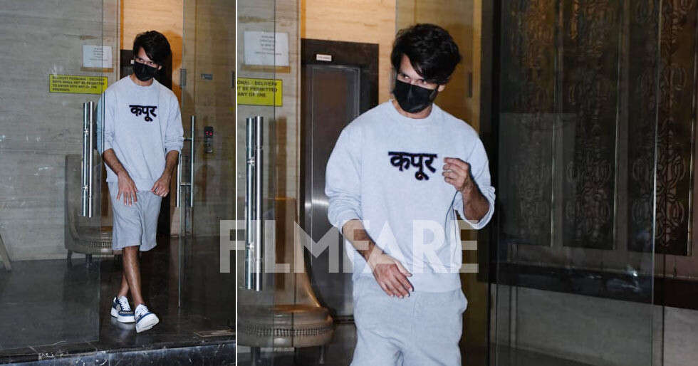 Shahid Kapoor clicked out and about in the city | Filmfare.com