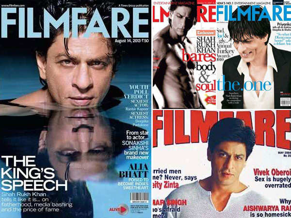 SRK`s best Filmfare covers