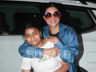 Sushmita Sen shares an embrace with her daughter Alisah as she gets snapped in Mumbai