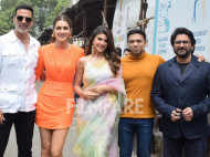 Bachchhan Paandey cast snapped doing movie promotions in Goregaon